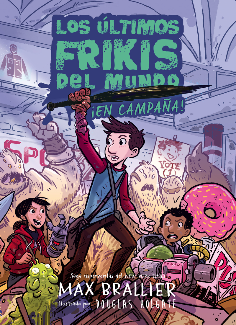 Los últimos frikis del mundo: ¡En campaña!: portada