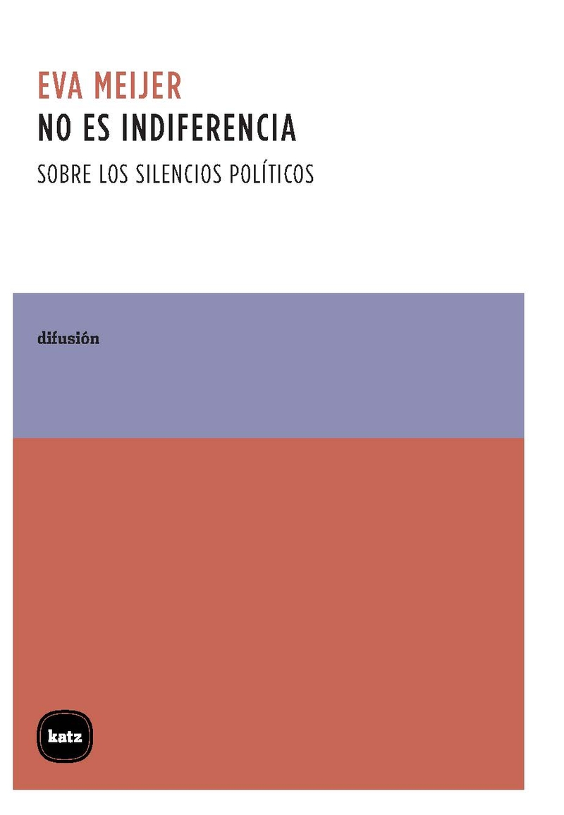No es indiferencia: portada